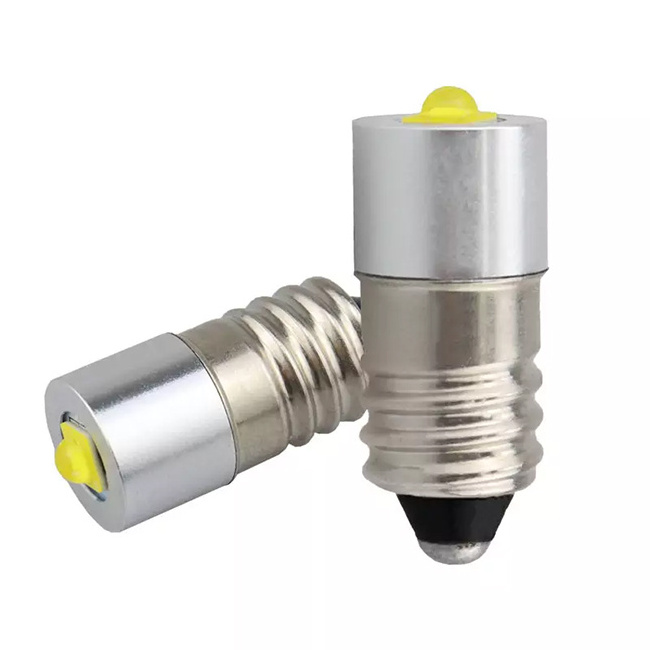 E10 Side Emitting Led Bulb 1-9V DC 1W 360 Degree Side Light Output Miniature Emergency Light Lamp