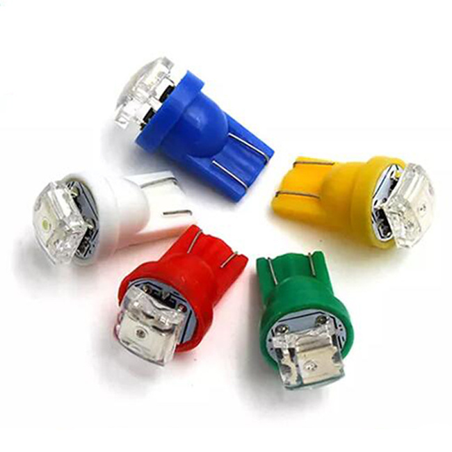 T10 Wedge Base Non-Ghosting Pinball Led Bulb 6.3V T10 Superflux Green Yellow Blue Purple Orange Pink Red White Pinball Light