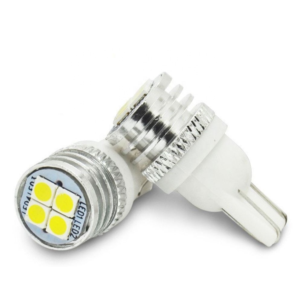 T10 LED Replacement Bulb 12V 3030 4SMD LED Auto Interior Light Dome Lamp License Plate Light