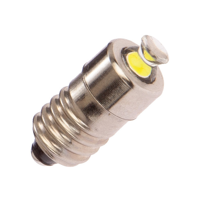 E10 Side Emitting Led Bulb 1-9V DC 1W 360 Degree Side Light Output Miniature Emergency Light Lamp