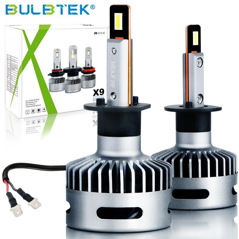 BULBTEK X9 H1 high brightness headlight led bulb h1 6000-6500K