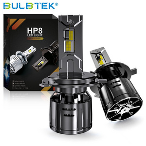 BULBTEK HP8 High Power LED Luces Luz 200W 20000LM H1 H4 H7 H13 Car CANBUS Lighting 9004 9007 9005 9006 9012 LED Headlight Bulb