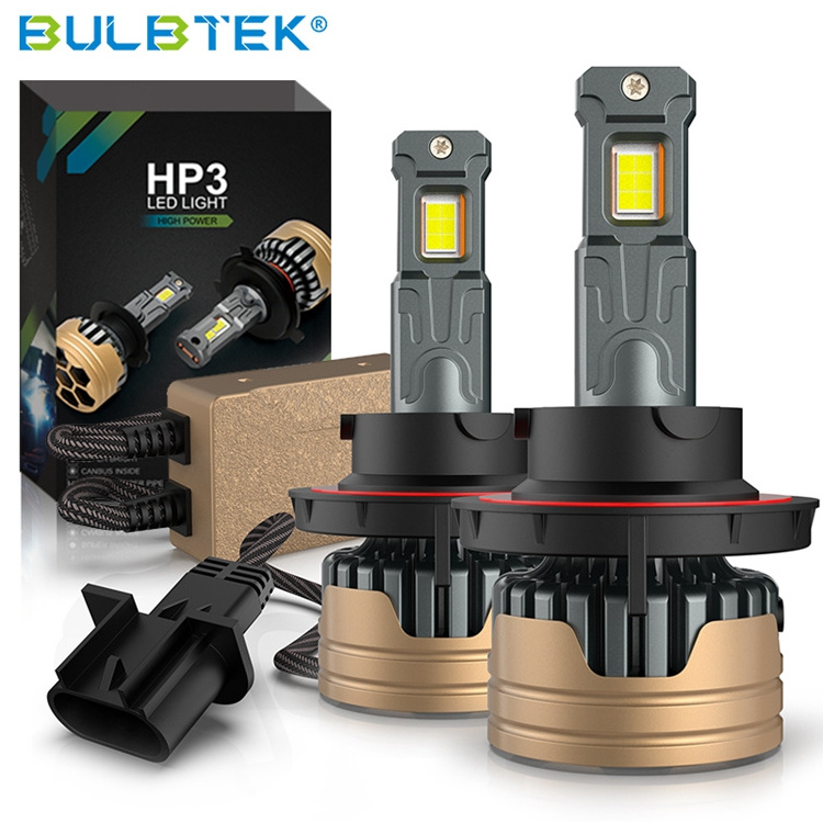 BULBTEK HP3 LED H4 led Light 12V 24V Lamp H1 H3 H7 H11 H13 9004 9005 9006 9012 300W Car LED Headlight Bulb 30000Lumen Auto Bulb