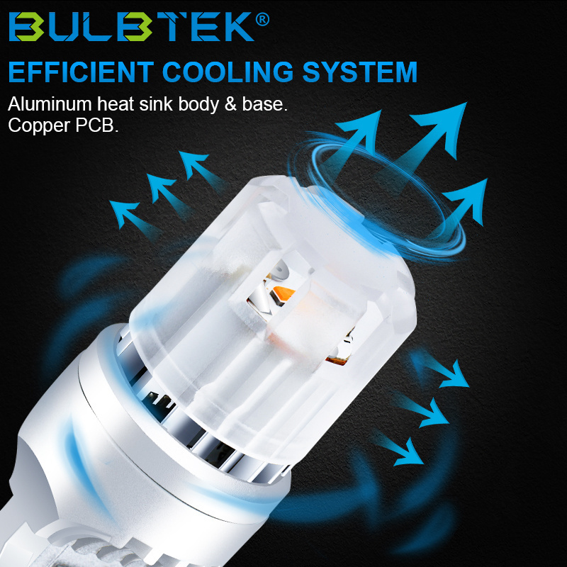 BULBTEK 1445-7443 Led Bulb Braking light DRL light Non polarity 7443 led car bulb