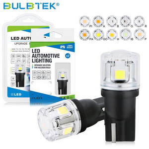 BULBTEK SMD3030-3 T10-W LED Bulb High efficiency dual color led indicator low temperaturet turn signal light bulb