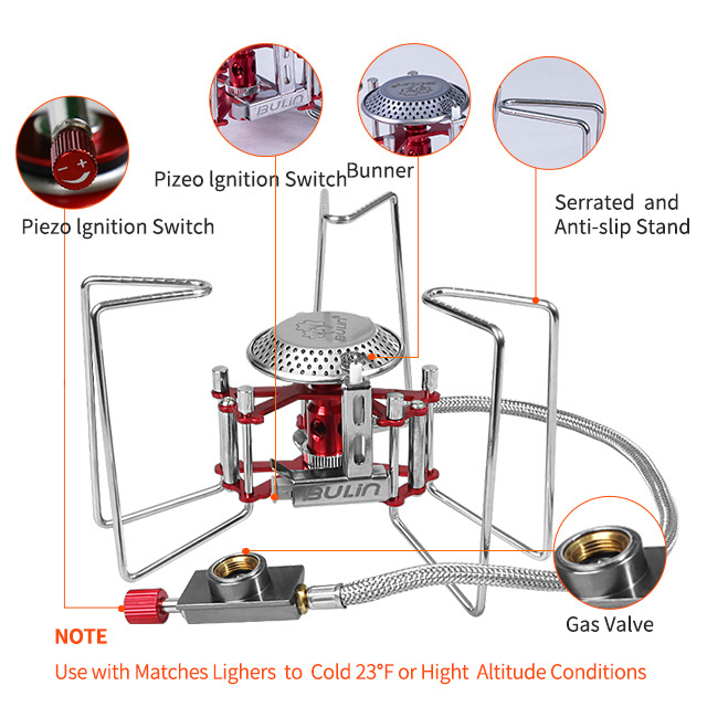 BULIN BL100-B6 single burner portable gas stove for camping camping gas stove outdoor homful camping gas stove