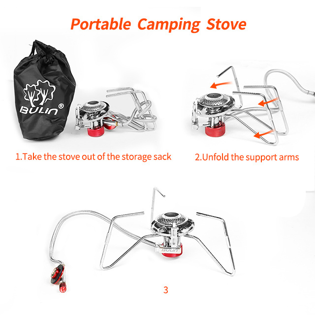 BL100-B5 Hot Sale CE certification Outdoor Single Burner Mini Butane Portable Camping Equipment  Gas Stove