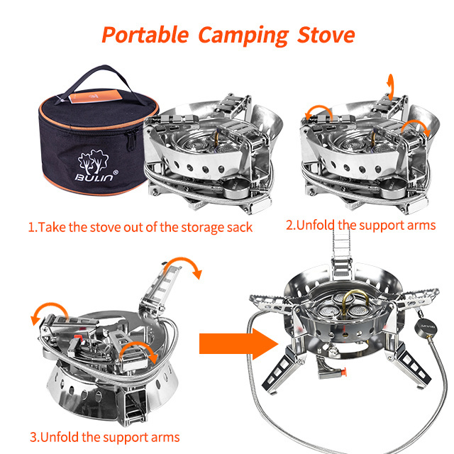 Bulin BL100-B17 Mini Portable Gas Stove Camping Gas Stove For Glamping Camping Accessories