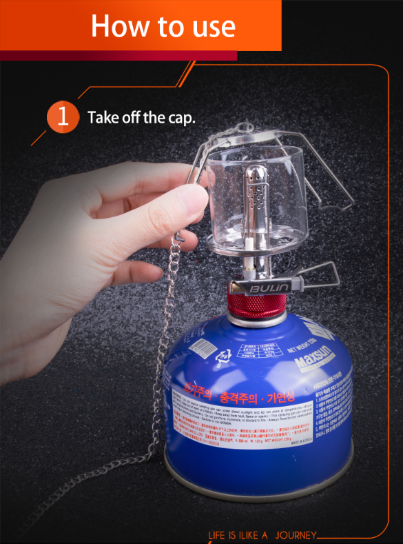 Bulin Bl300-f1 Promotional Price Camping Lantern Shatterproof Outdoor Portable Gas Lantern