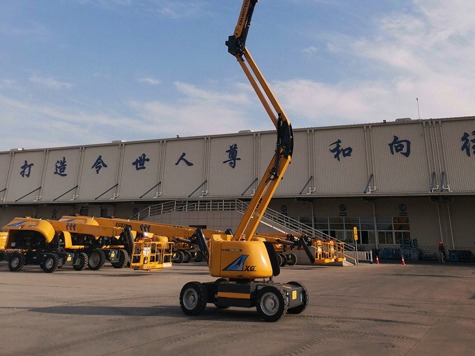 XGA16 Aerial Working Equipment Lift Platform China TOP Brand 16 m wheel Crane Boom Lift Telescopic Work Platform