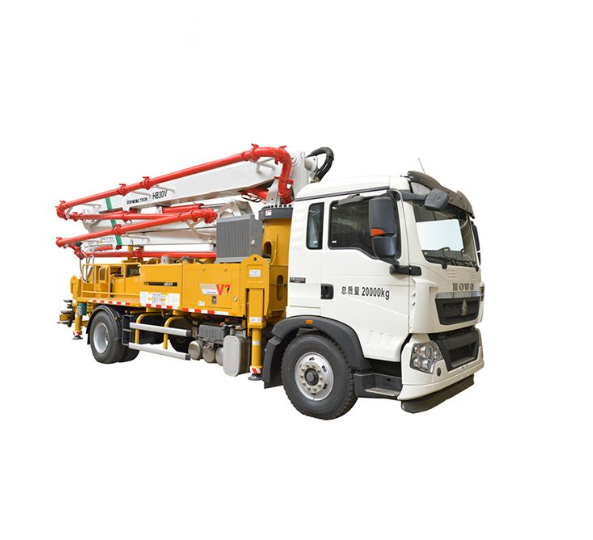 Full Hydraulic Truck Mounted Concrete Pump Machine HB30V 100m3/h Algeria