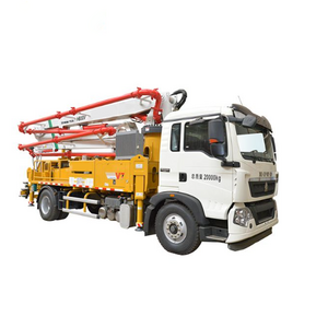 Full Hydraulic Truck Mounted Concrete Pump Machine HB30V 100m3/h Algeria