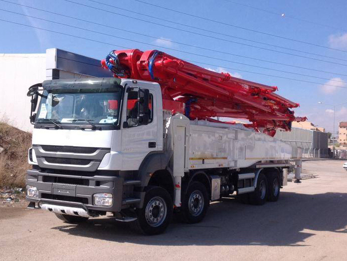 Truck Mounted Pumps 63X-7RZ 63m 180m3/h diesel concrete mixing pump