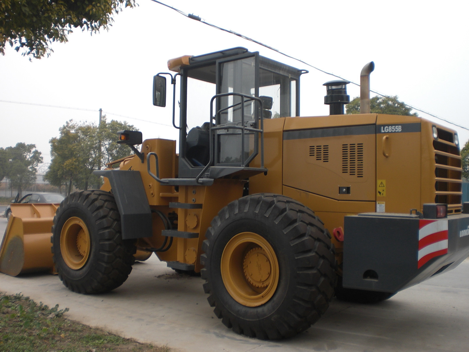 MAXIZM Earth-Moving Machinery lonking 5 ton wheel loader CDM855NW CDM856 in stock