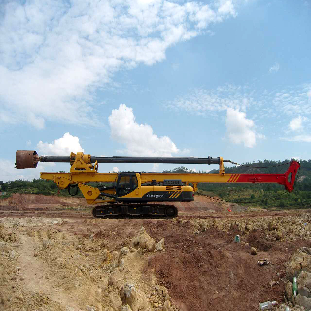 Top drive Crawler truck mounted JK410 mud pump and air compressor borehole water well drilling rig machine in low price