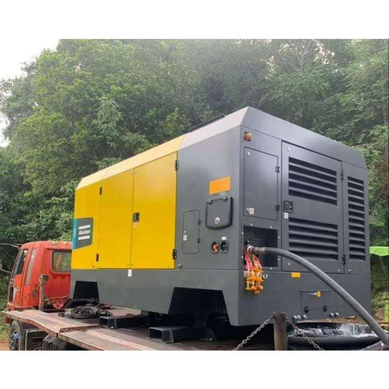 V900 A/tlas Co-pco 25bar Two- Stage 805c Diesel Screw Air Compressor Mining Drill Water Diesel Mobile Portable Air Compressor