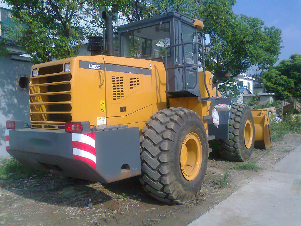 MAXIZM Earth-Moving Machinery lonking 5 ton wheel loader CDM855NW CDM856 in stock