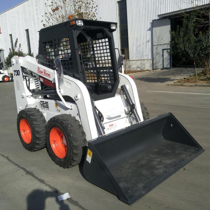 Mini Earth Moving Equipment WECAN  Skid steer loader 830 Mini Dingo Digger With Trencher