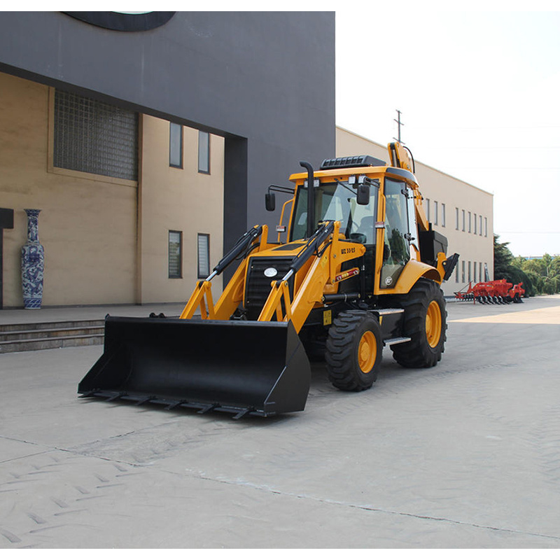 KAT Brand New 7.5Ton 4WD Retroexcavadora Backhoe Loader WZ30-25 with Telescopic excavating boom option