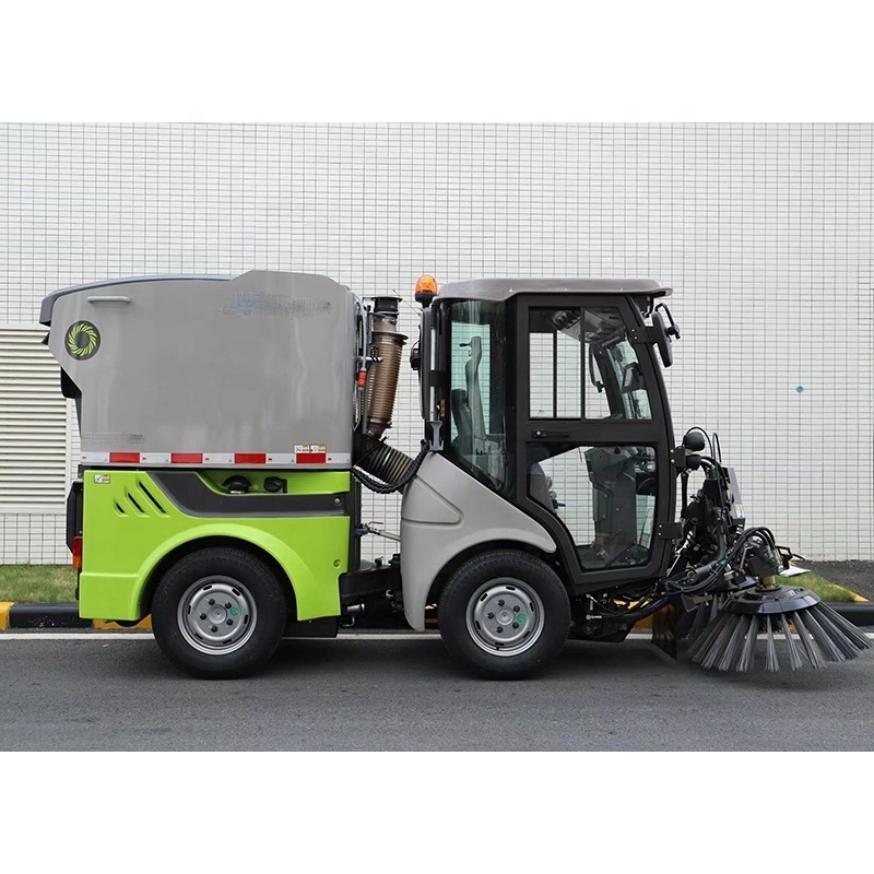 ZOOM LION S2000F 2M Street Sweeping Machine Small Diesel Road Sweeper YFSLF20 With 240L dustbin