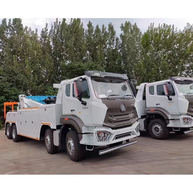 HOWO/SINOTRUK 50Ton 60Ton 6x4 8X4 Heavy Wrecker Towing Truck Road Recovery Vehicle Wrecker for sale