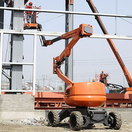 Top selling Best Boom Lift BT28RT Trailed Lift engine Mini Scissor Lift Platform