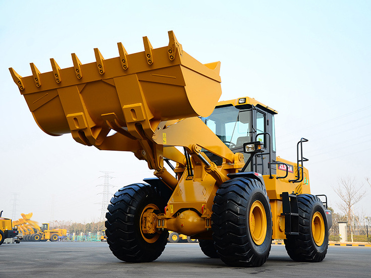 ZL50GN CE Approved China New 5 Ton Shovel Front Wheel Loader with Rock buckets and desert tires