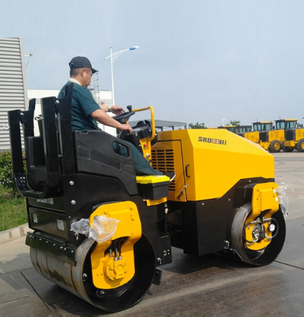 Tandem Vibratory SHANTUI SRD04/SRK04 Road Roller/Vibration Double Drum Compact Road Roller