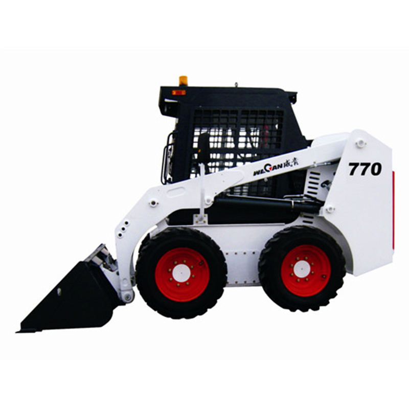 Mini Earth Moving Equipment WECAN  Skid steer loader 830 Mini Dingo Digger With Trencher