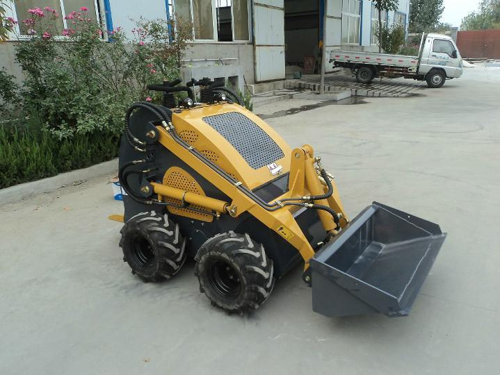 Mini Earth Moving Equipment WECAN  Skid steer loader 830 Mini Dingo Digger With Trencher