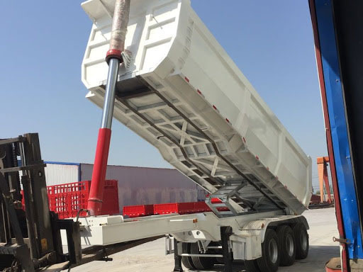 Best Price 40Ft Flatbed 3 axle semi-trailer Truck 36000 litres fuel tanker 20ft skeleton container Semi Trailer For Sale