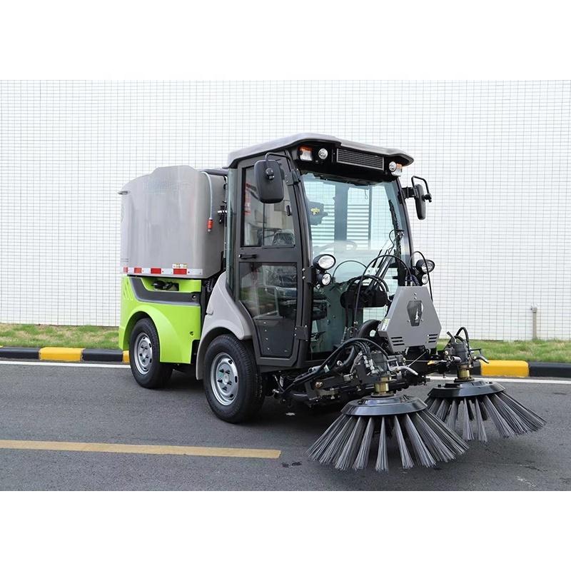 ZOOM LION S2000F 2M Street Sweeping Machine Small Diesel Road Sweeper YFSLF20 With 240L dustbin