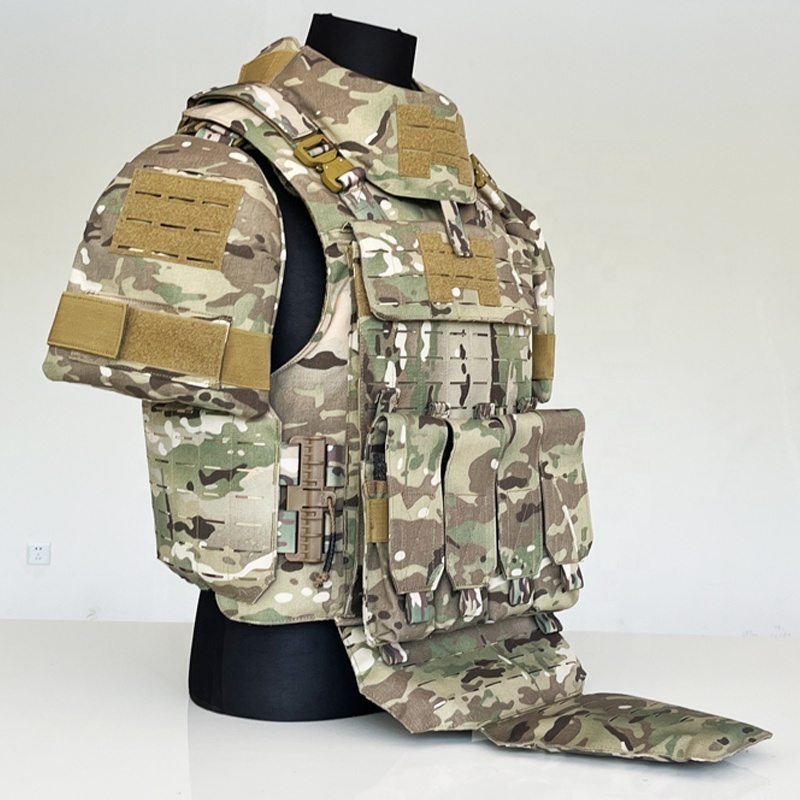 Tactical Gear Security Molle System Oxford Fabric Carrier Vest Tactical Vest With Ceramic Plate Armor Plate