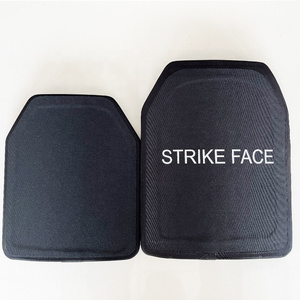 Tactical Ceramic plate level 4 IV Hard insert PE+ Alumina Silicon Carbide BR5 Strike Face vest protection plate armor plate