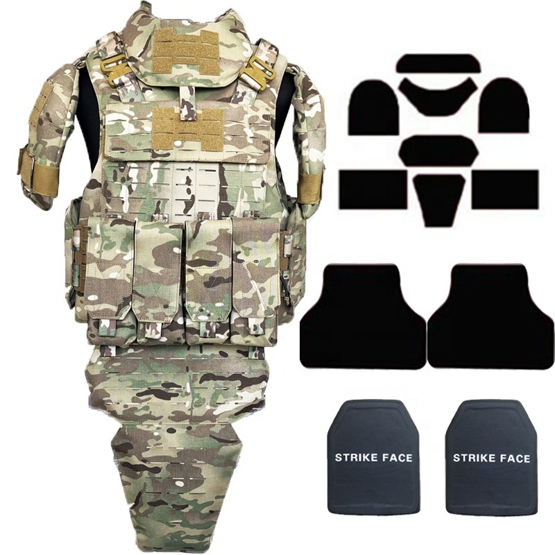 Tactical Gear Security Molle System Oxford Fabric Carrier Vest Tactical Vest With Ceramic Plate Armor Plate