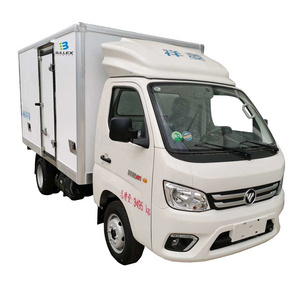 Foton fiberglass truck body frozen chicken refrigerated van cold plate trucks for sale