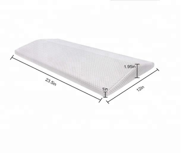 Long Sleeping Lumbar Pillow for Lower Back Pain,Memory Foam Orthopedic Waist Support Cushion For Pregnant Woman,and Hip,Knee,Spi