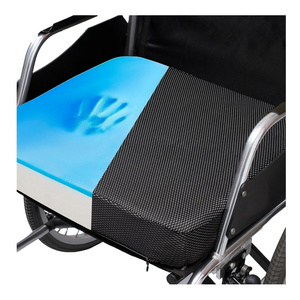 High Density Gel Infused Memory Foam Wheelchair Seat Cushion for Office-Kitchen-Car Chair Pressure Sore and Tailbone Pain Relief