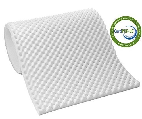 Vaunn Medical Egg Crate Convoluted Foam Mattress Pad - 2.5