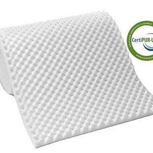 Vaunn Medical Egg Crate Convoluted Foam Mattress Pad - 2.5" Thick EggCrate Mattress Topper