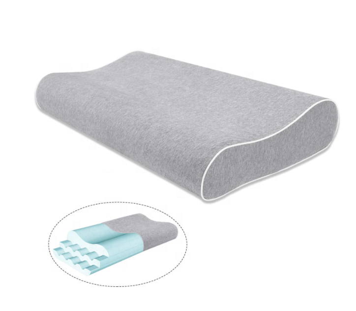 Adjustable Cervical Pillow Supportive Contour gel infused height adjustable memory foam pillow for Side Sleeper