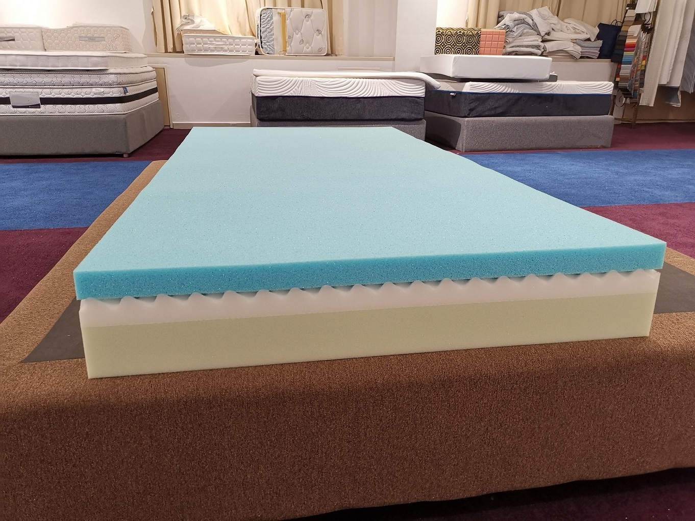 Twin Full Queen King sizes 2inch soft gel memory foam  bed mattress topper