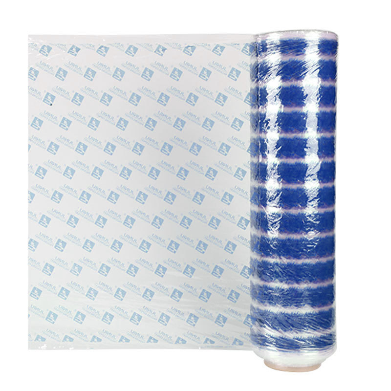 Custom Printed Stretch Wrap Film Carton Packing Pallet Film Roll Plastic Wrap for Gift Baskets