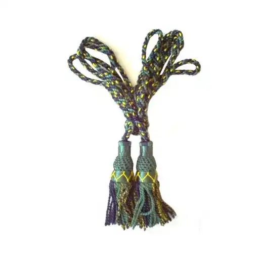 Factory Supply Decorative Ceremonial Stewart Bugle Cord for Band and Bagpipe OEM Drone Cords Silk Tassels Crafts