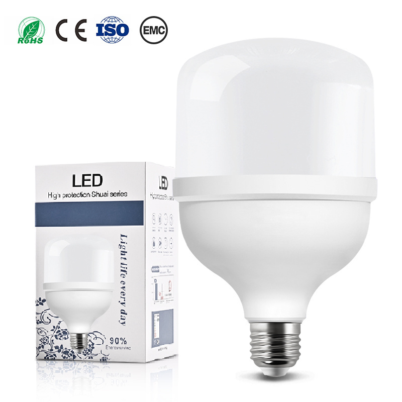 China Wide 85-265 Voltage 30W 40W 50W 60W High Lumen Led E27 Bulb Lamp Super Bright Led Bulb