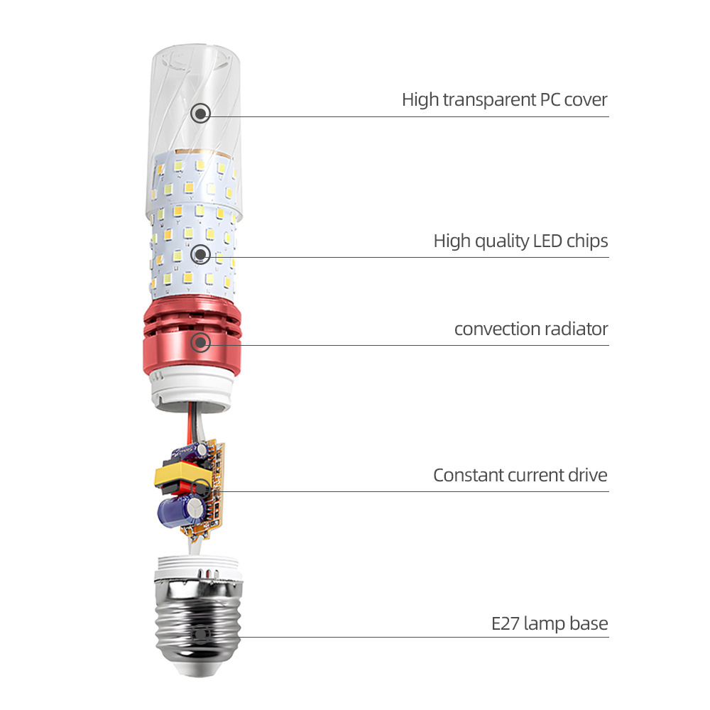 DVLIIL 12W 16W 12v S Gu10 5 Volt Corns 200w Sound Sensor Ceiling Led With Batteries And Remote Light Bulb