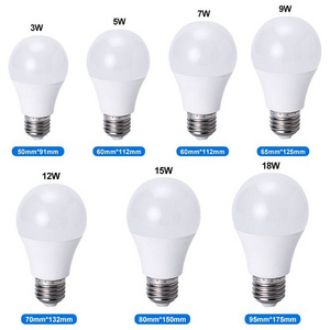 Hot Sale 12W Led Light Bulb With Ce And Rohs Transparent Plastic Cover 3W Low Power Led Bulb Lights