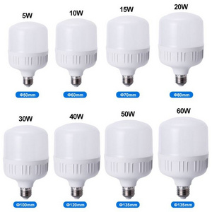 China Economic 5W 10W 15W 20W 30W 40W 50W 60W Light Led Bulbs Household Energy Saving Bulbs