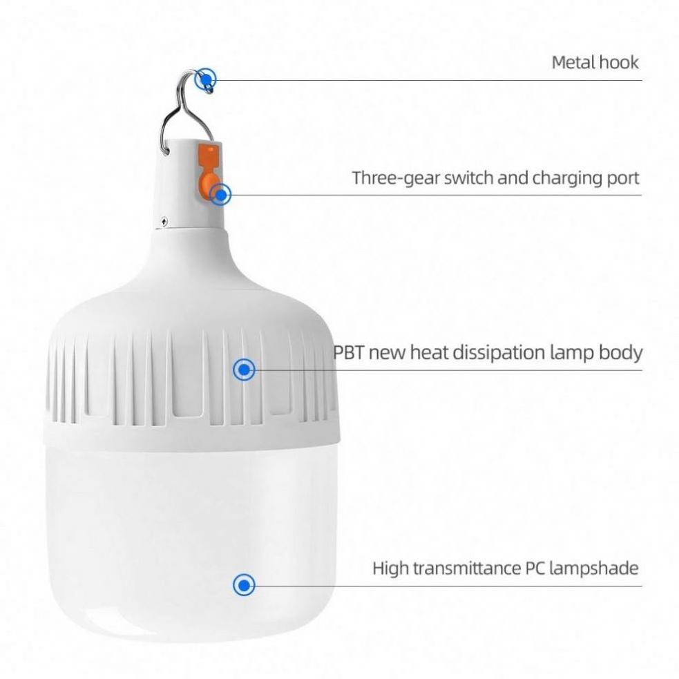 Chargeable Usb Bohlam Usb Bombillas Ampoule Rechargeable Energy Saving Outdoor Lighting Bulb