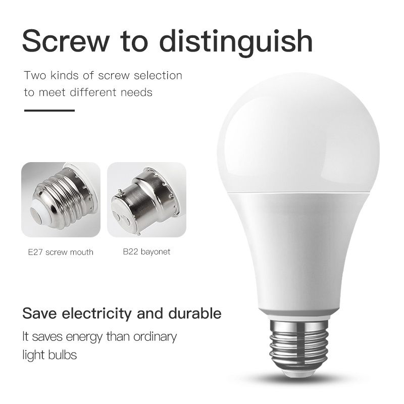 Super Bright 3 Watt To 55 Watt Smart Led Bulb Light Lamps White Led A Series Bulb